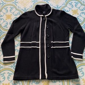 Beautiful black Rafaella sweater. Size PM.